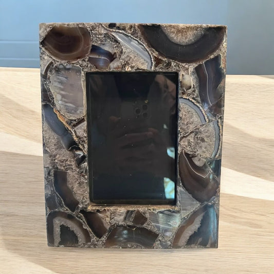 Photo Frame- Brazil Black Handmade Frame Gemstone Gifts