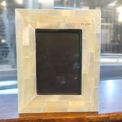 Selenite Crystal Photo Frame Occasional Gift, Gift For Her