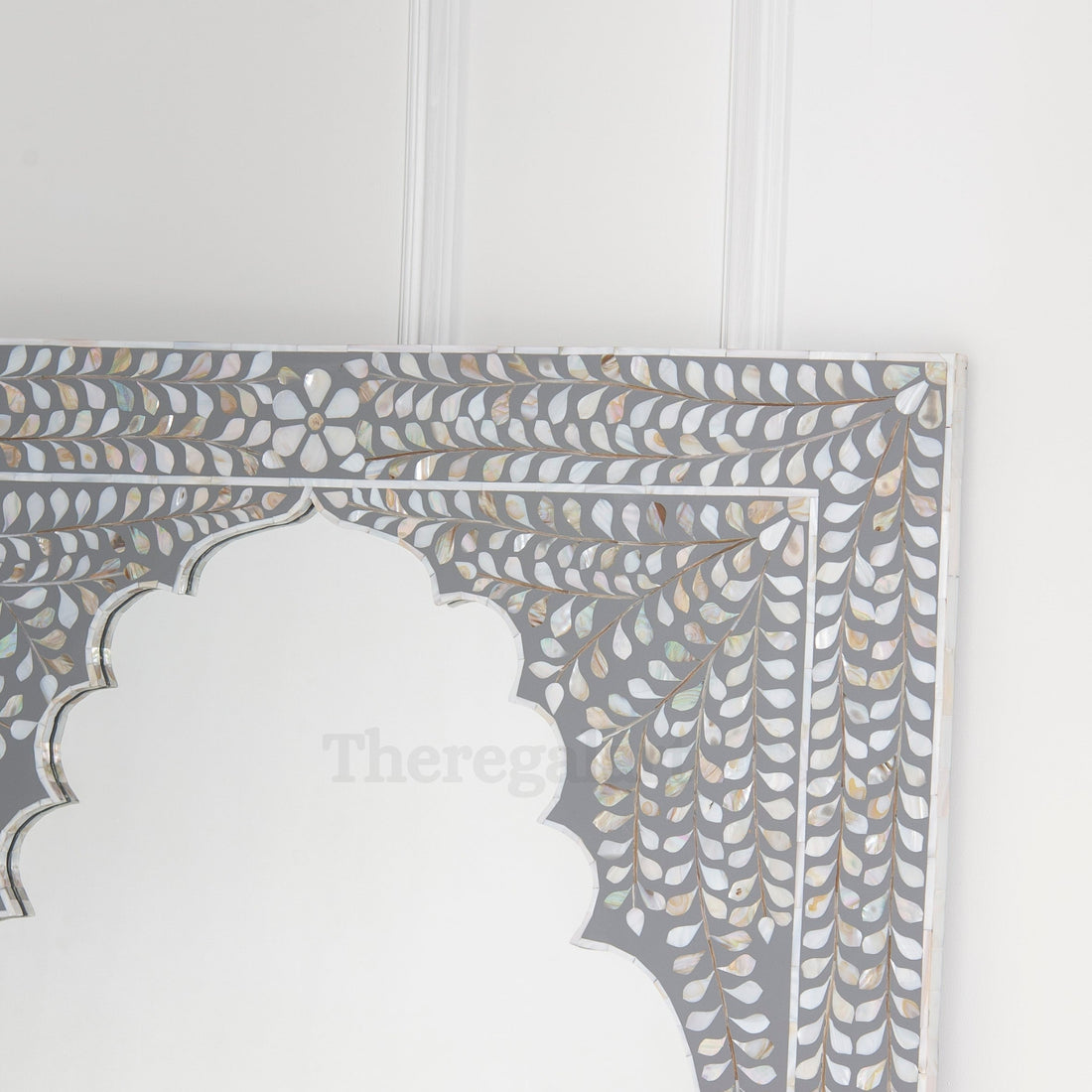 Mother of Pearl Mirror Frame | Luxury Wall Mirror Decor