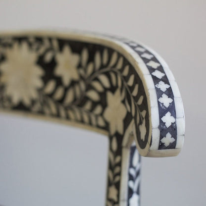 Bone Inlay Chair, Bone Inlay Handmade Chair, Bone Inlay Furniture