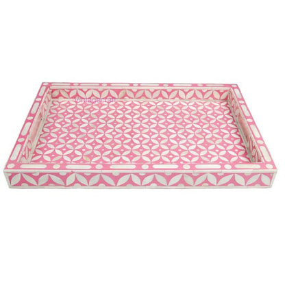 Kitchen Serving Tray Eye design Bone inlay Decorative Tray