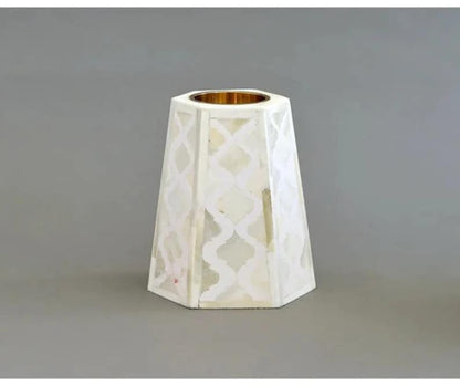 Bone Inlay Candle holder Bone Inlay Decor Bone Inlay Candle Stand Unique pattern Handmade Room Decor Furniture