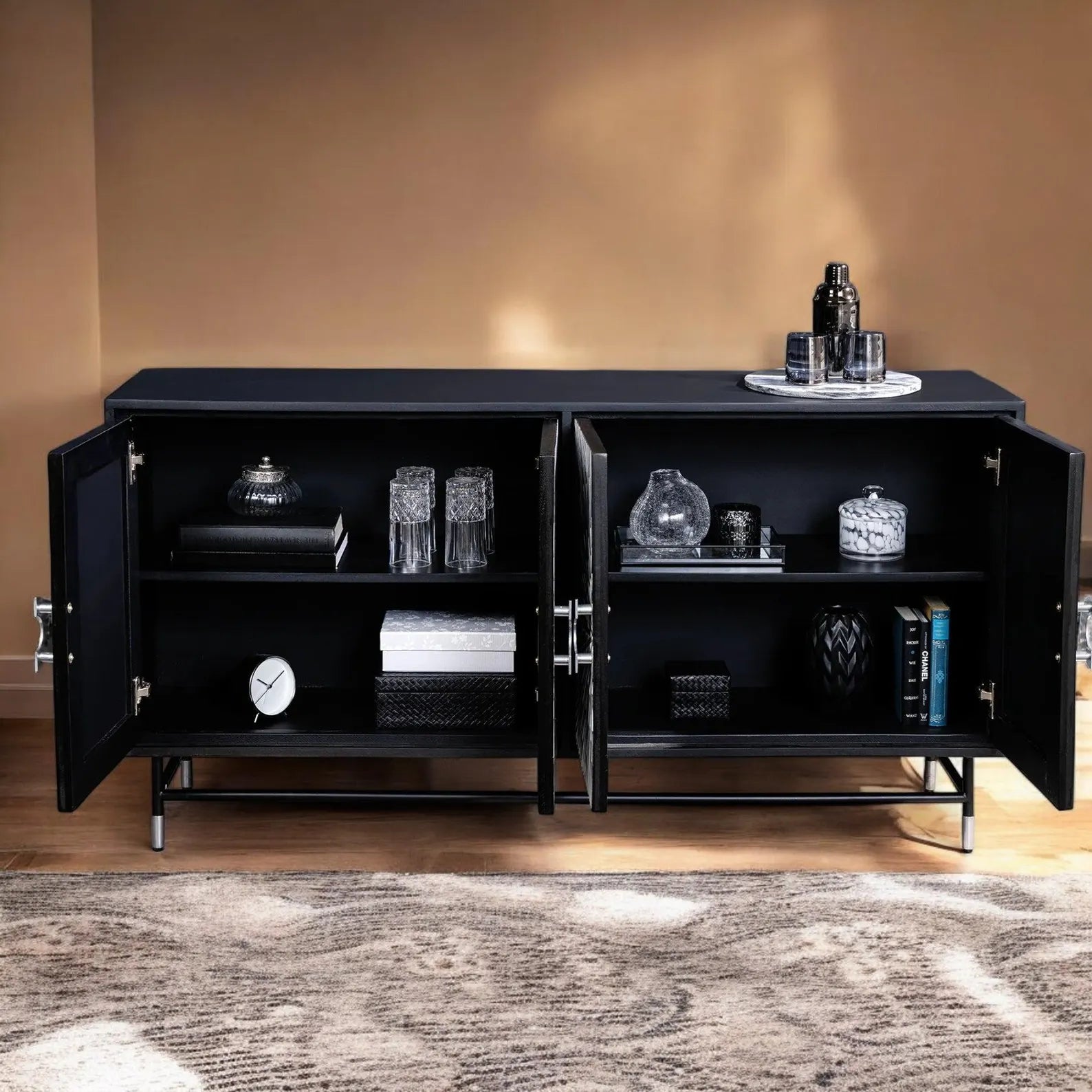 Bone Inlay Sideboard | Handmade Luxury Storage Cabinet
