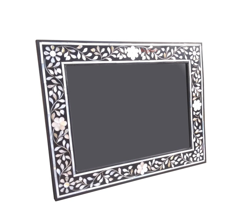 Mother of pearl inlay picture frame Photo frame decorative inlay frame gifts for loved ones wall hanging Home Decor