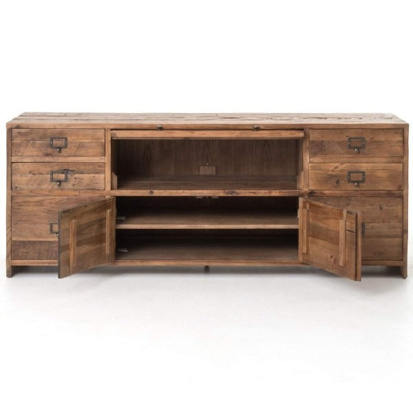 Solid Wood TV Furniture, Handmade TV Stand Media TV Console Cabinet Stand Unit Table