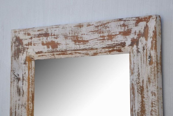 Wooden Mirror Frame Distress colour Style Home Decor Mirror Reclaimed Wood