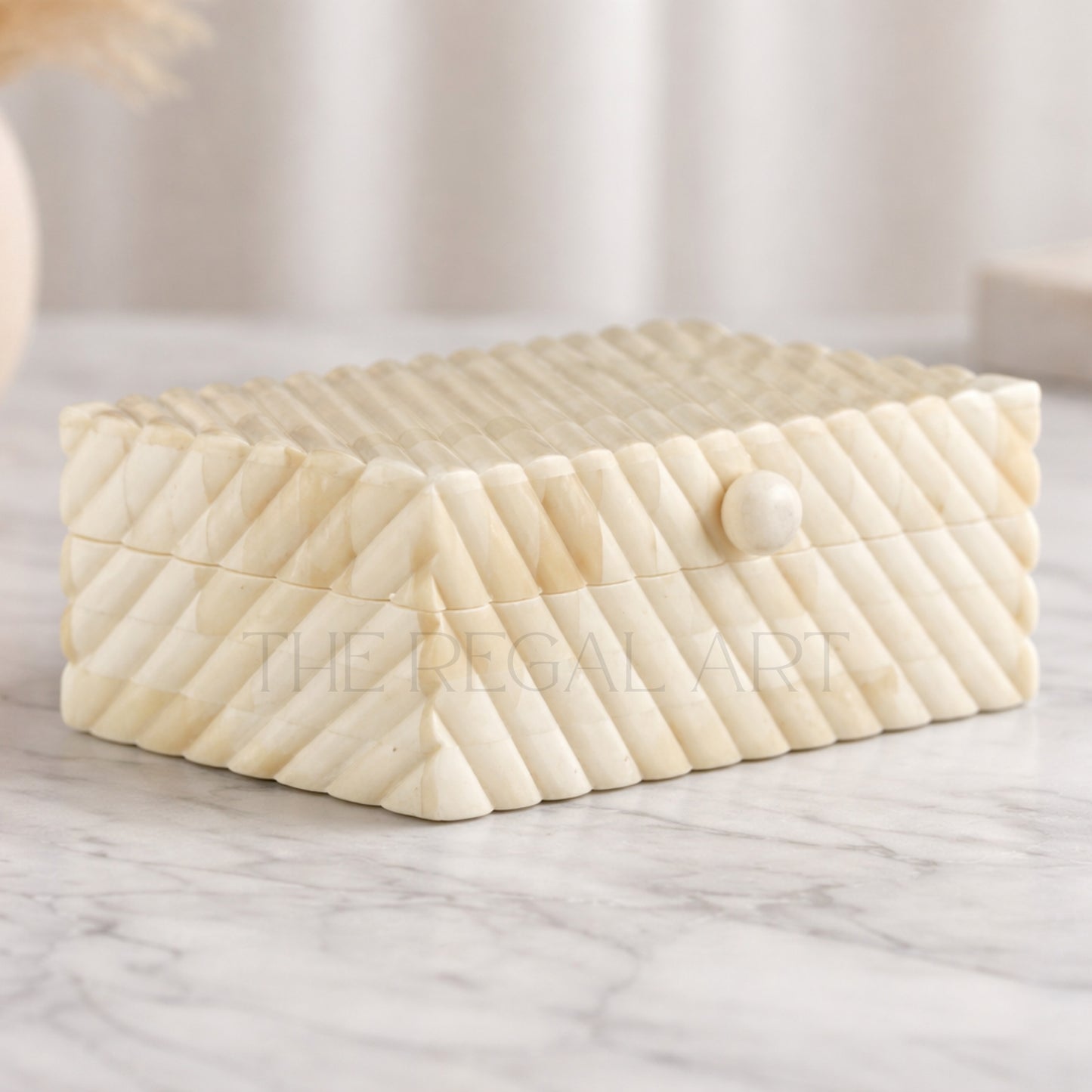 Handmade Bone Inlay Trinket Box | Luxury Decorative Storage