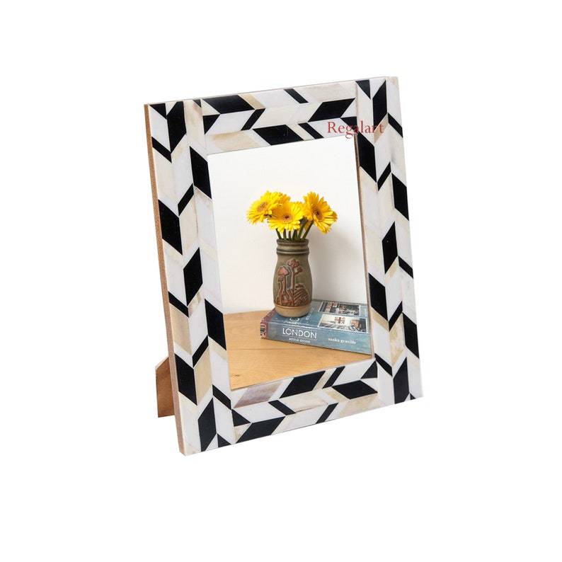 Handmade Bone Inlay Photo Picture Frame Bone Inlay Home Decor Art