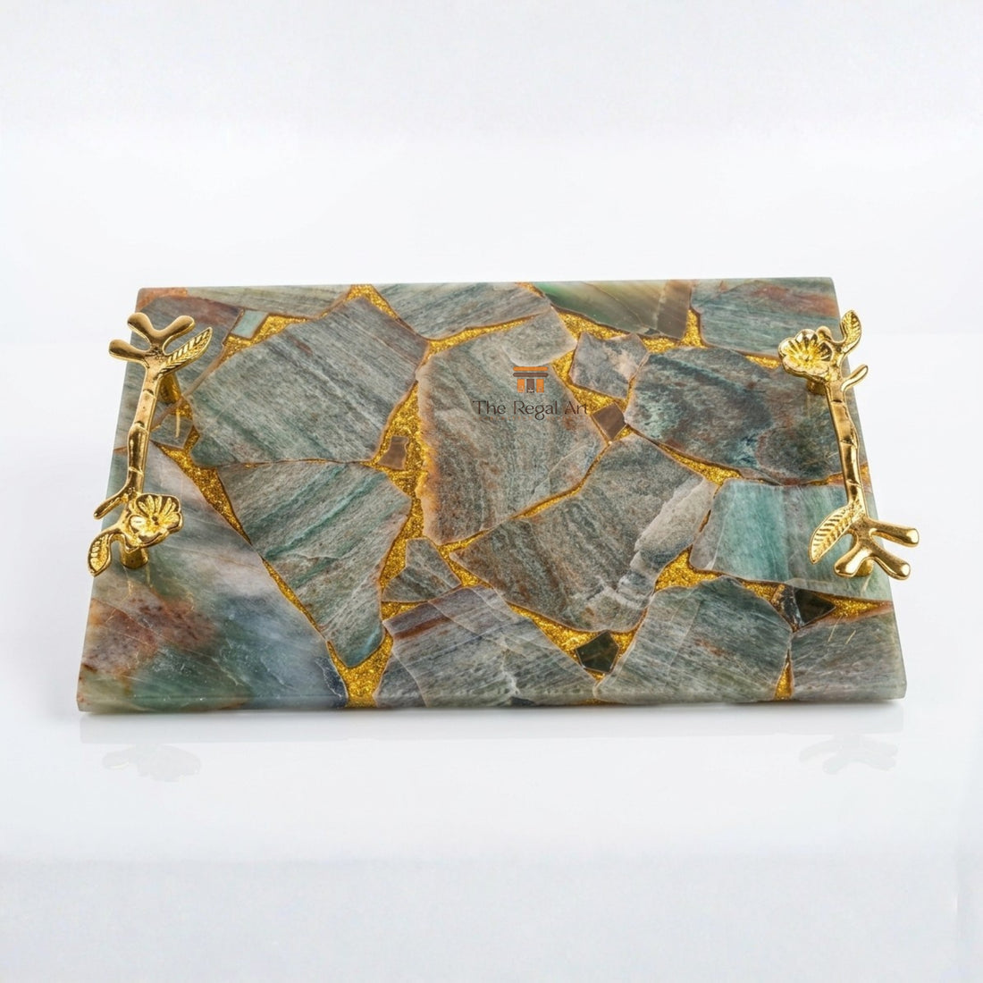 Agate Serving Tray | Kitchen Table Decor Housewarming