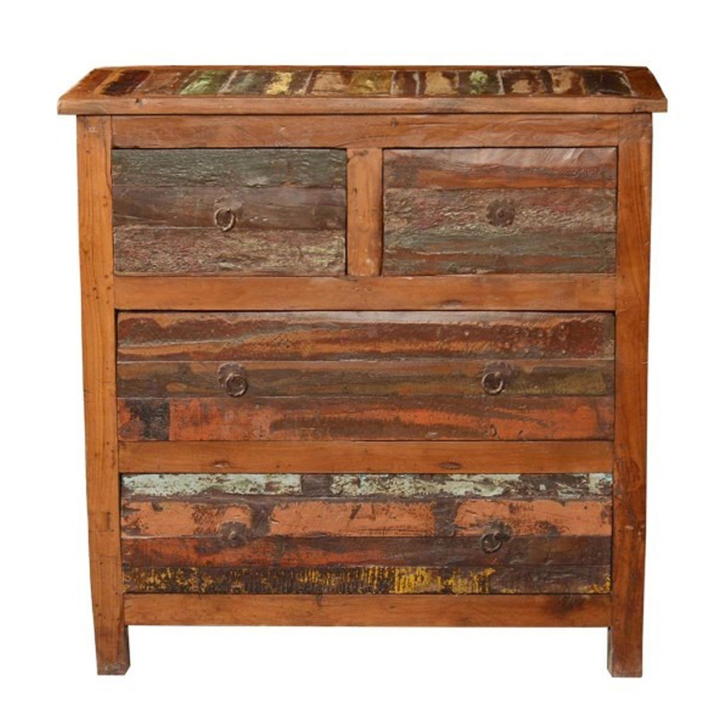 Rustic, solid, wooden handmade antique home decor sideboard furniture.