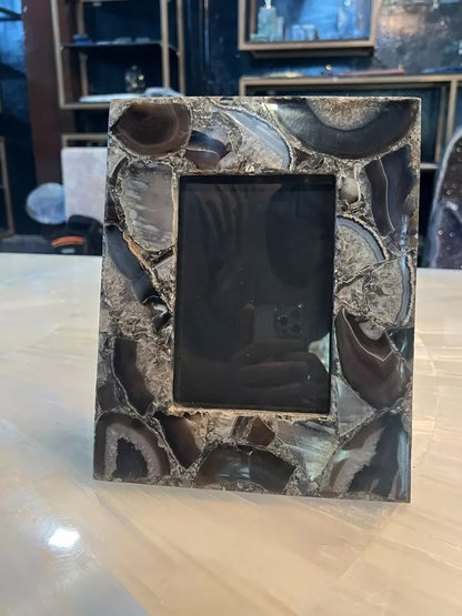 Photo Frame- Brazil Black Handmade Frame Gemstone Gifts