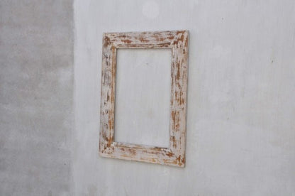 Wooden Mirror Frame Distress colour Style Home Decor Mirror Reclaimed Wood