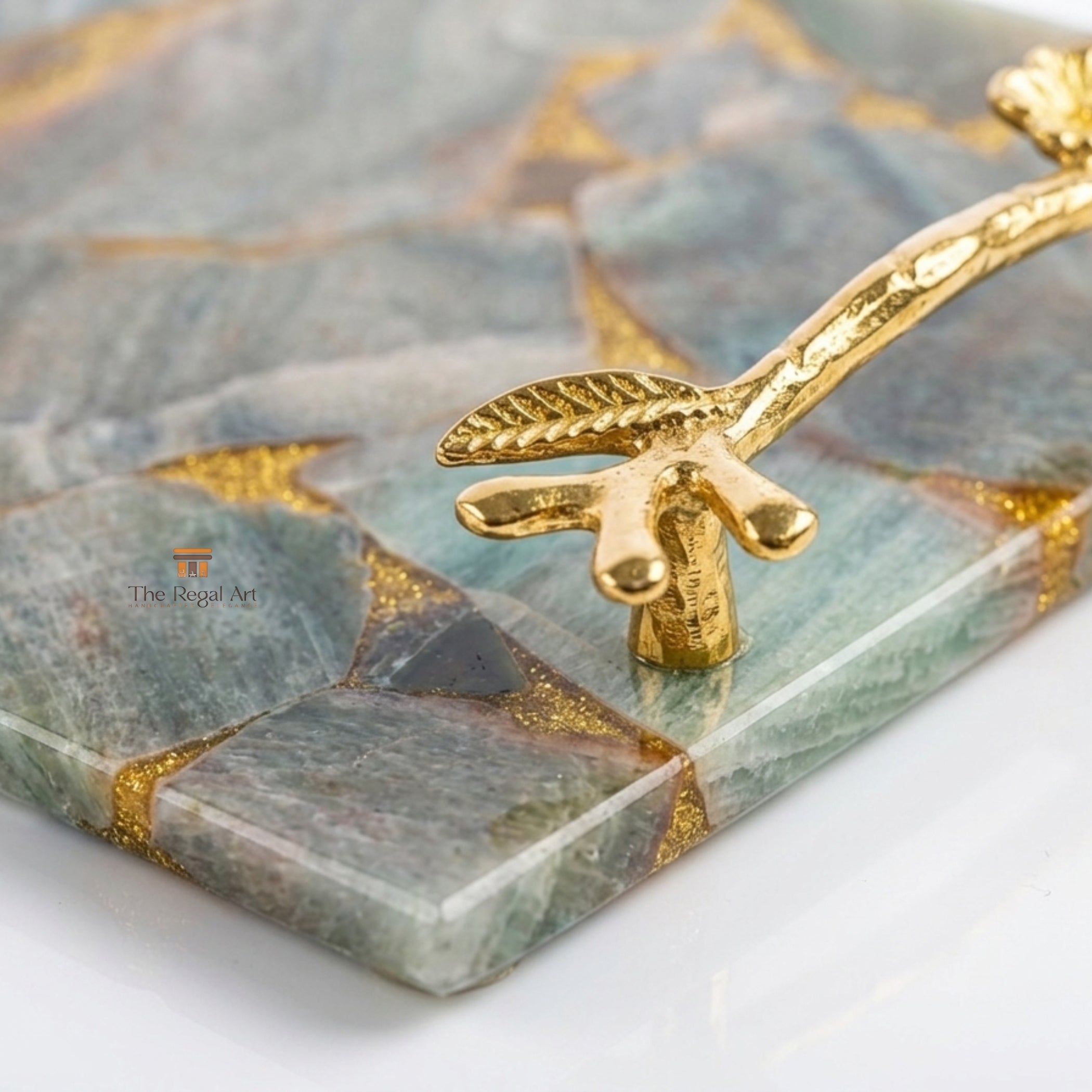 Agate Serving Tray | Kitchen Table Decor Housewarming