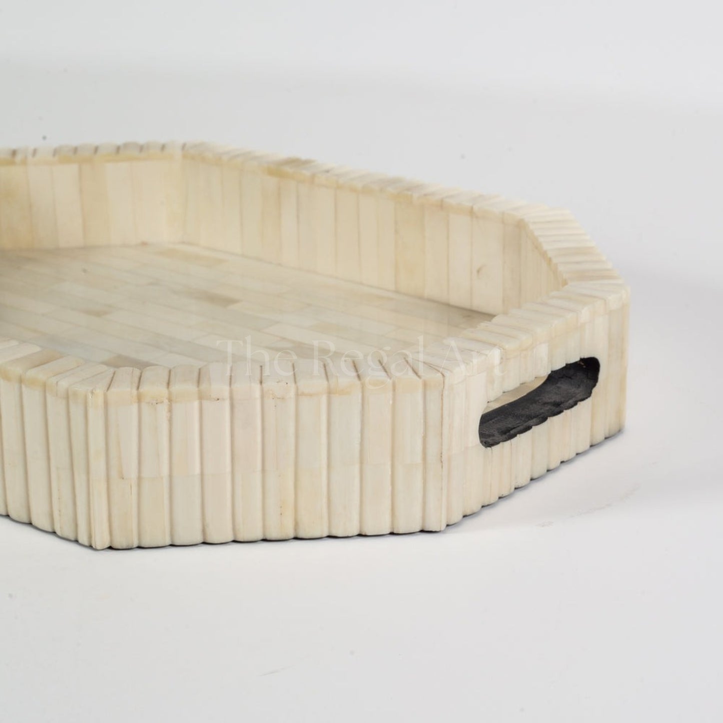 Bone Inlay Tray | Luxury Decorative Serving Tray for Coffee Table & Vanity