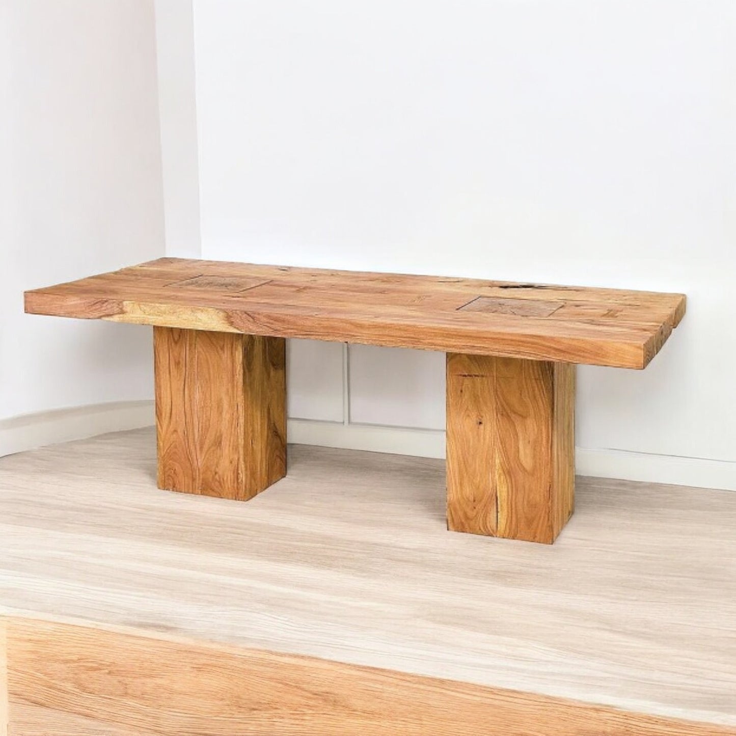 Rustic Solid Wooden Handmade Kitchen & Dining Room Table Furniture