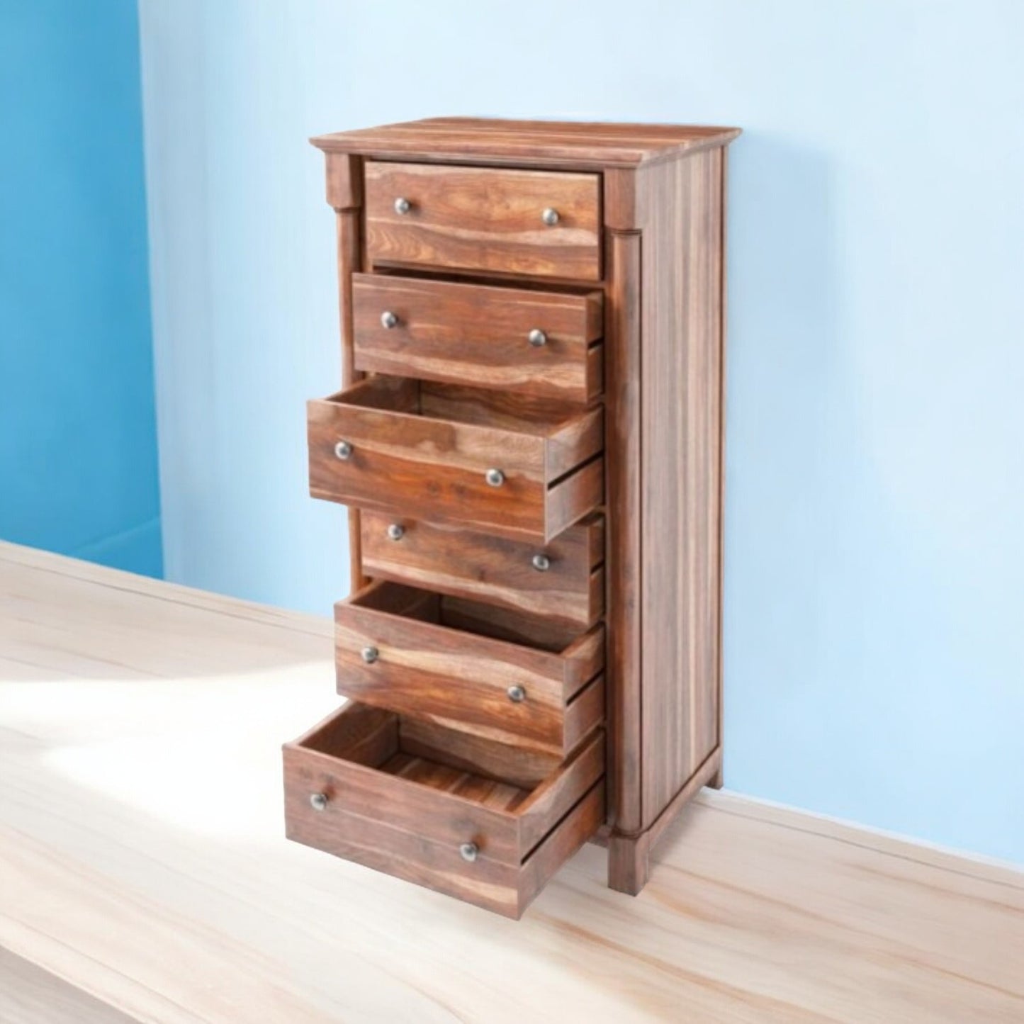 Chest of Drawer / Drawer Dresser Furniture Rustic Solid Wooden Handmade Home Decor