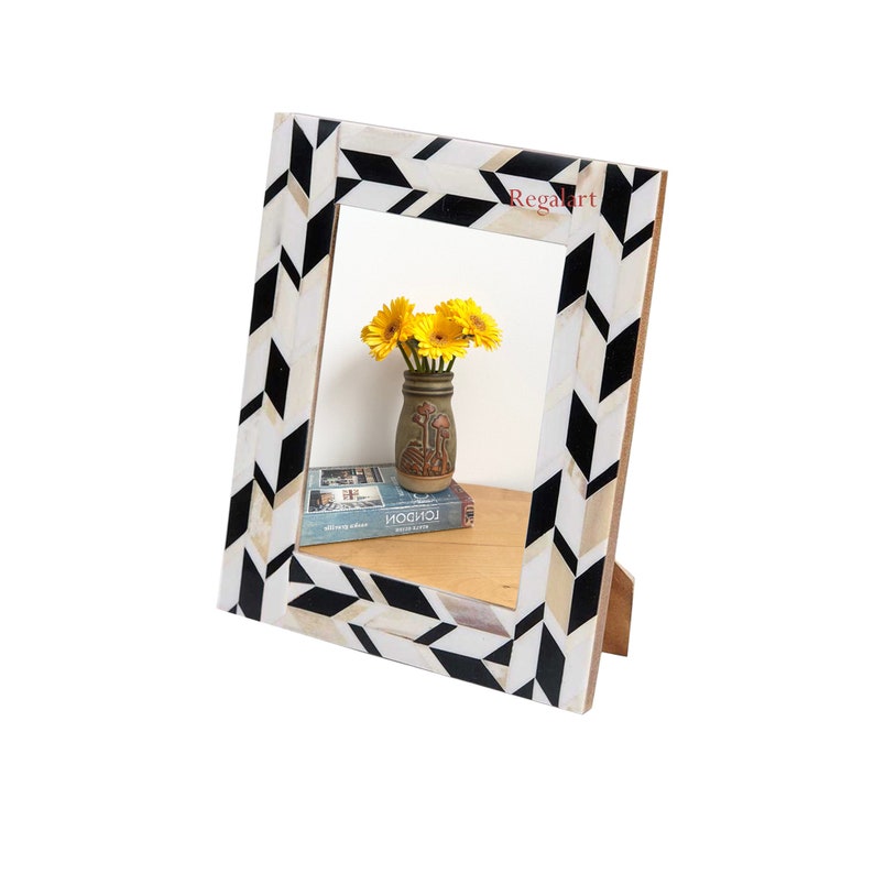 Handmade Bone Inlay Photo Picture Frame Bone Inlay Home Decor Art
