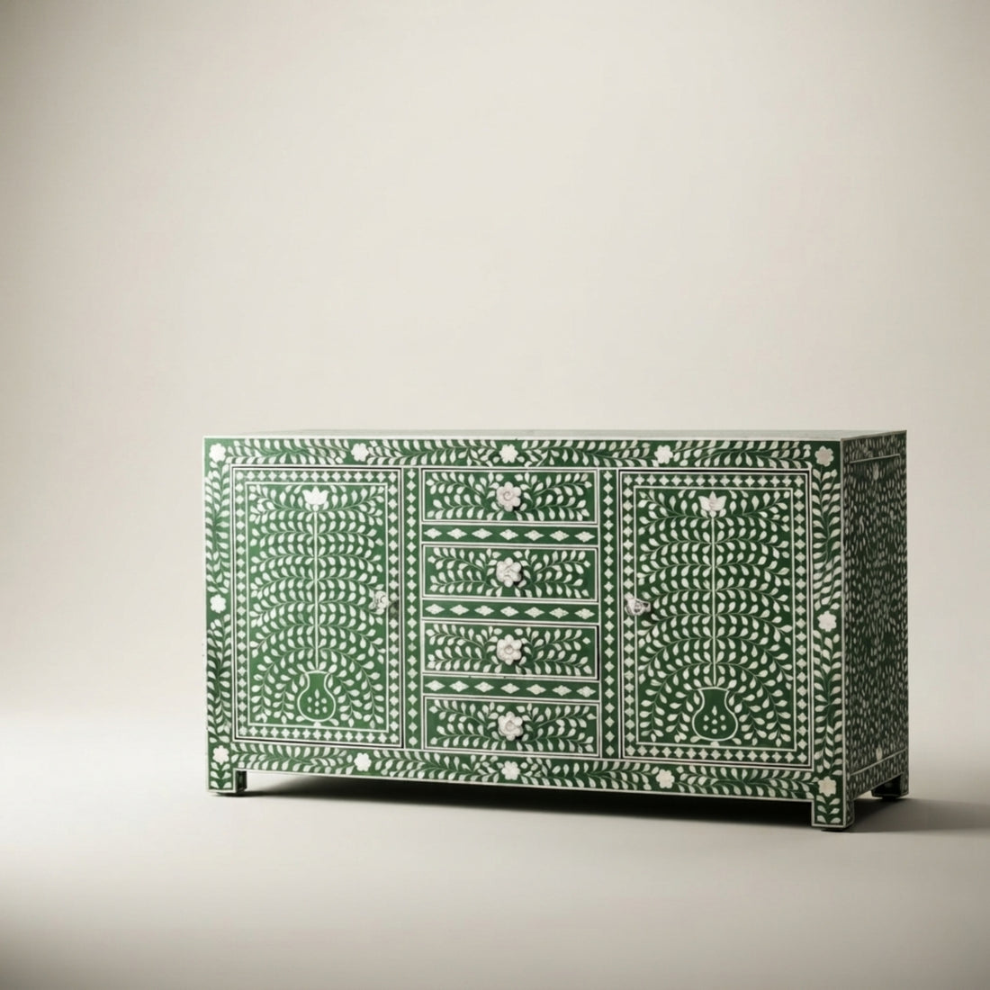 Bone Inlay Cabinet