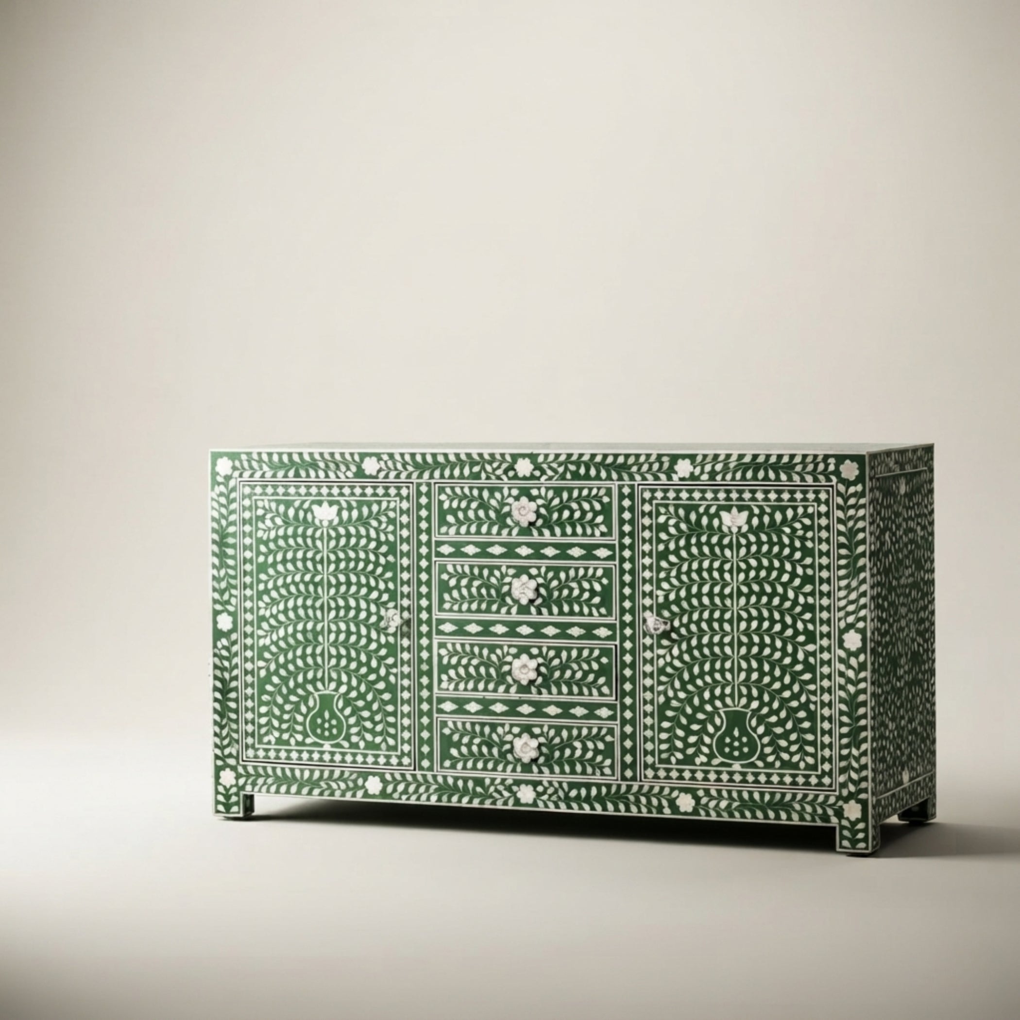 Bone Inlay Cabinet