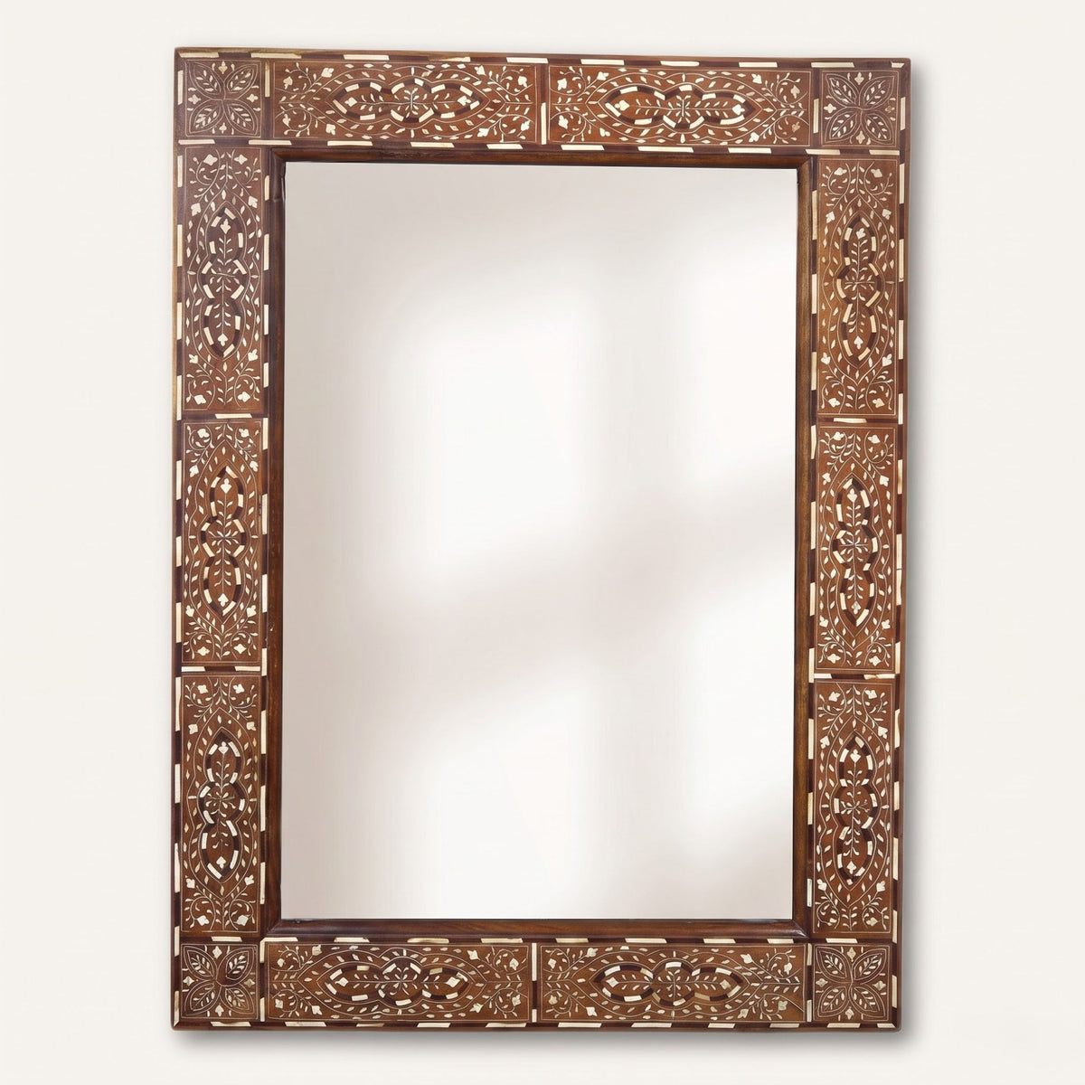 Bone Inlay Mirror Frame