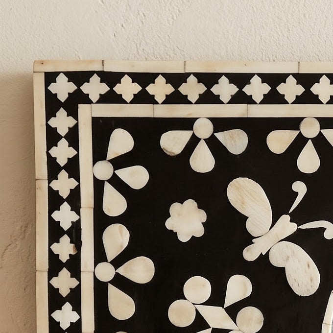 Bone Inlay Mirror Frame  