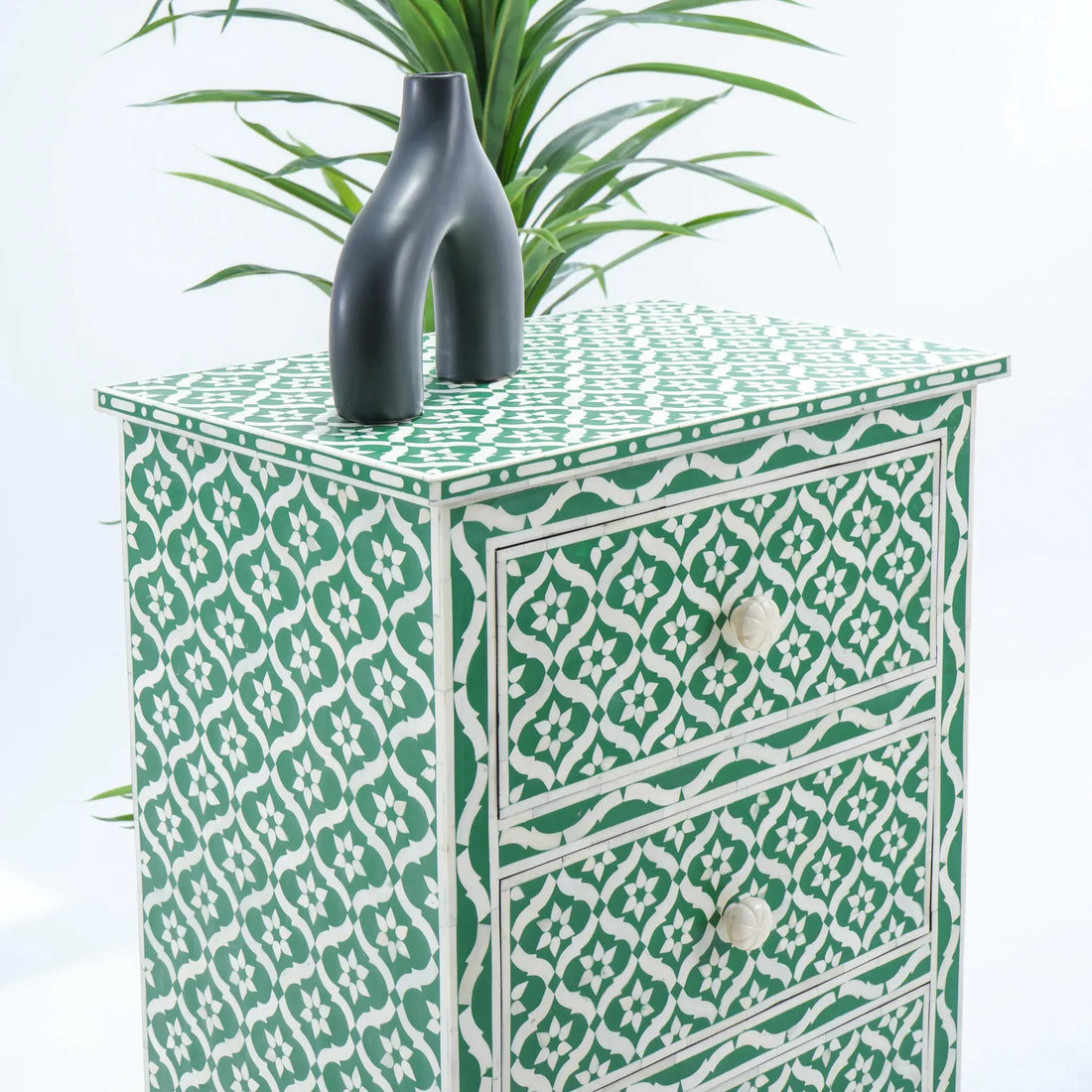 Bone Inlay Chest Of Drawer | Modern Living Room Furniture
