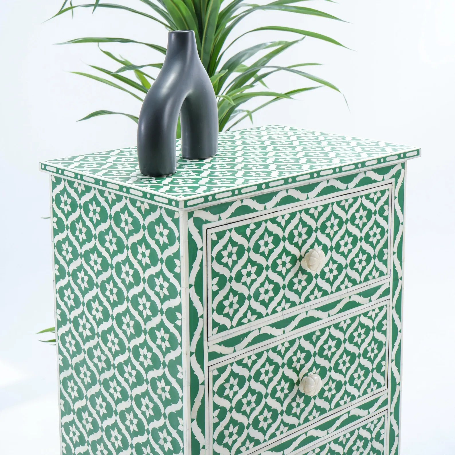 Bone Inlay Chest Of Drawer | Modern Living Room Furniture