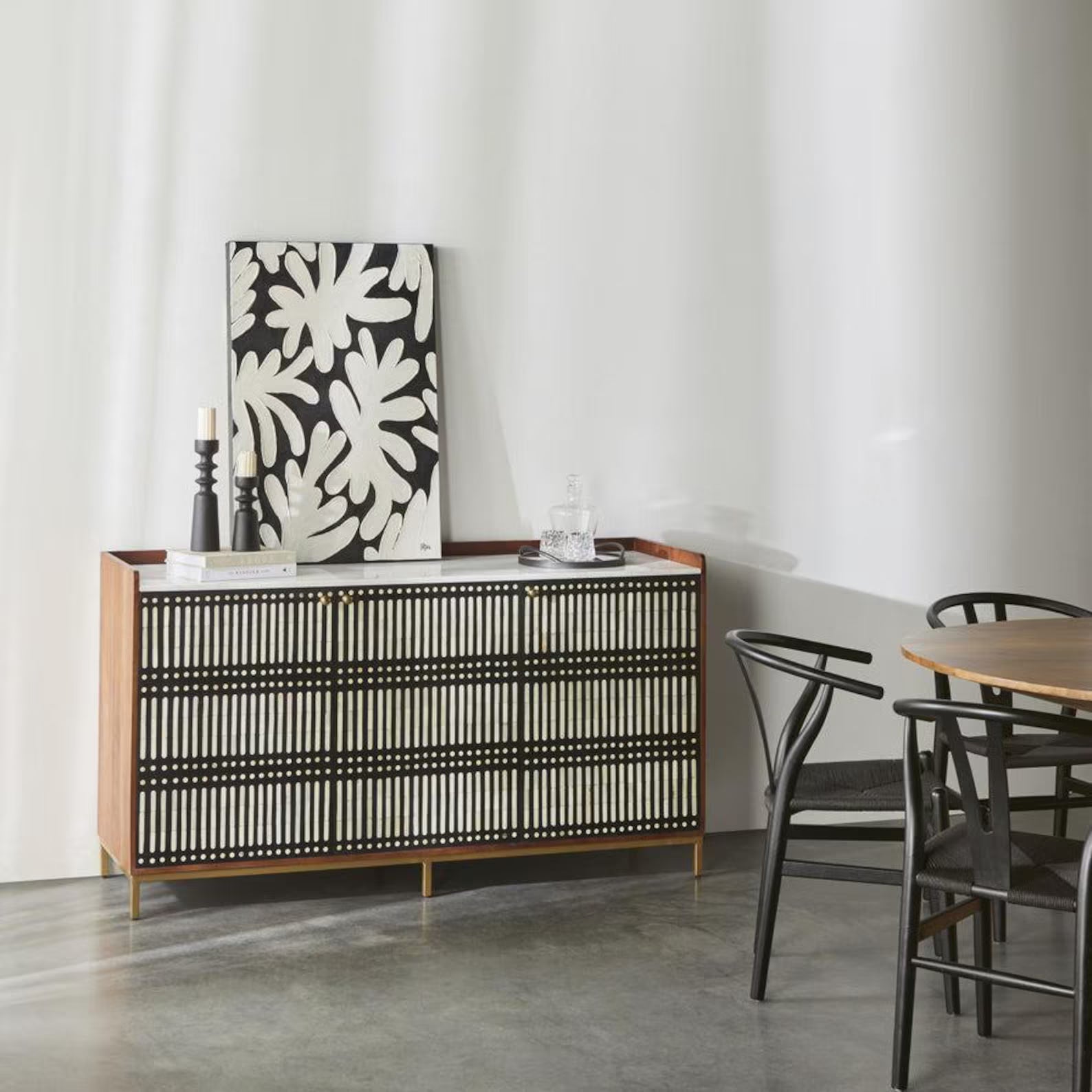 Bone Inlay Chest of Drawers – Luxury Home Decor